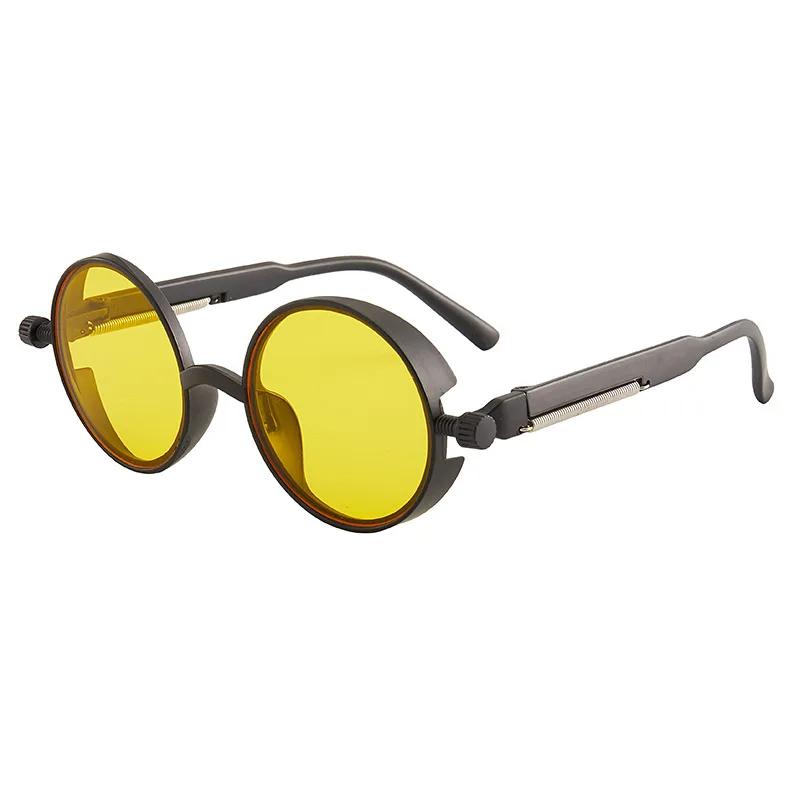 Lunettes de soleil Steampunk gothiques classiques pour hommes et femmes, lunettes de soleil rétro, m