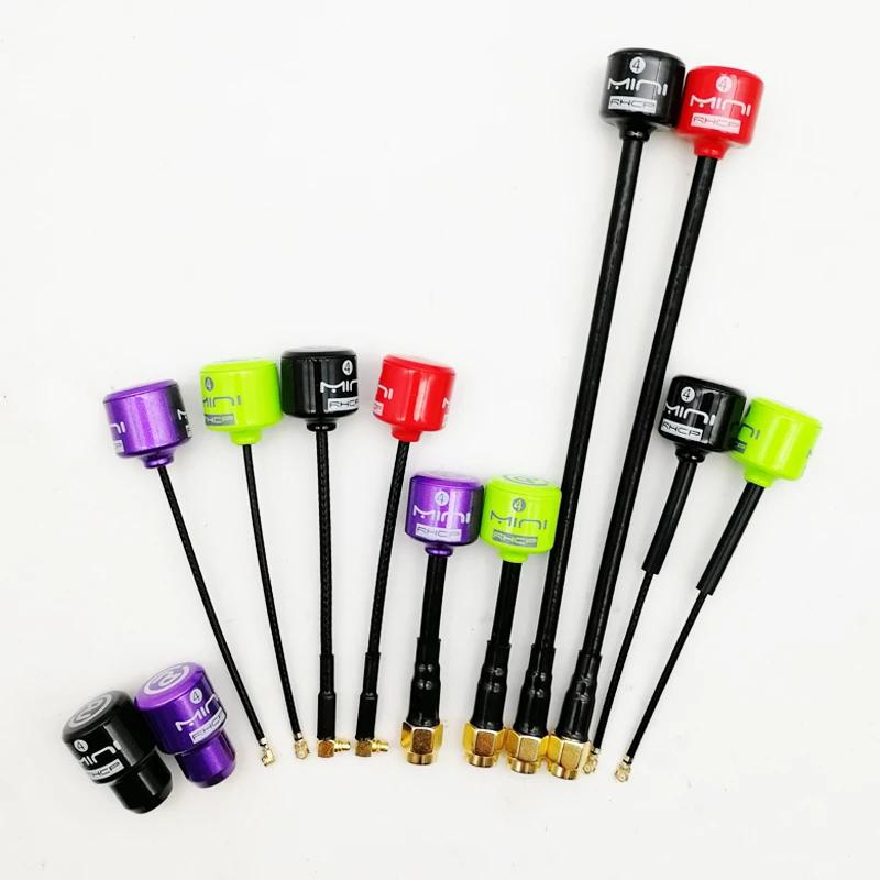 Antenne Lollipop 4 RHCP 5.8G, transmetteur/récepteur FPV 2.8Dbi à gain élevé, SMA/RP-SMA/MMCX/UFL po