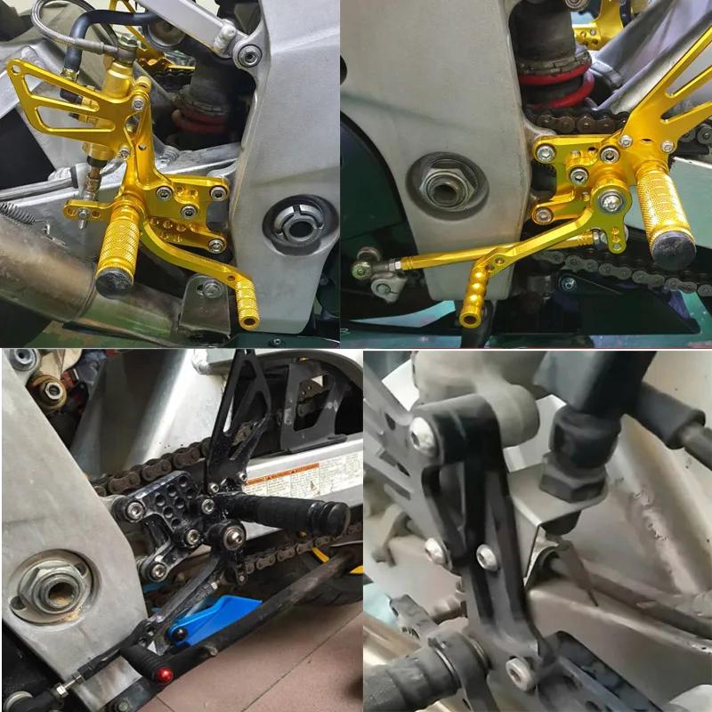 Ensemble de commandes assujettis ées CNC, repose-pieds à pédale, repose-pieds, Suzuki SV650, SV1000,