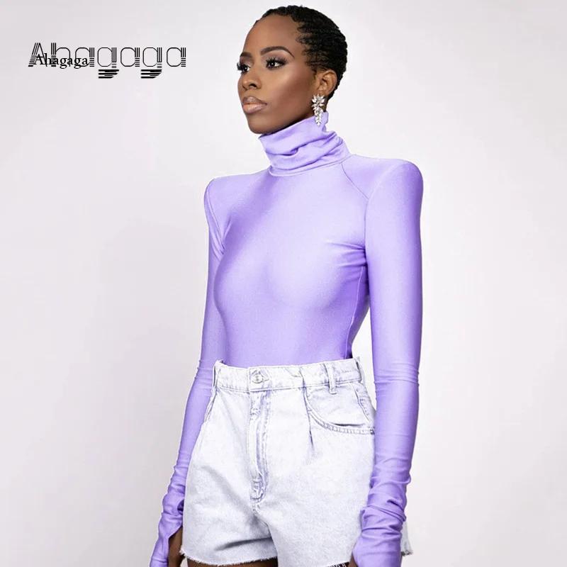 AHAgaga vêtements de détente à manches longues Fitness barboteuses femmes combinaisons Sexy bureau d