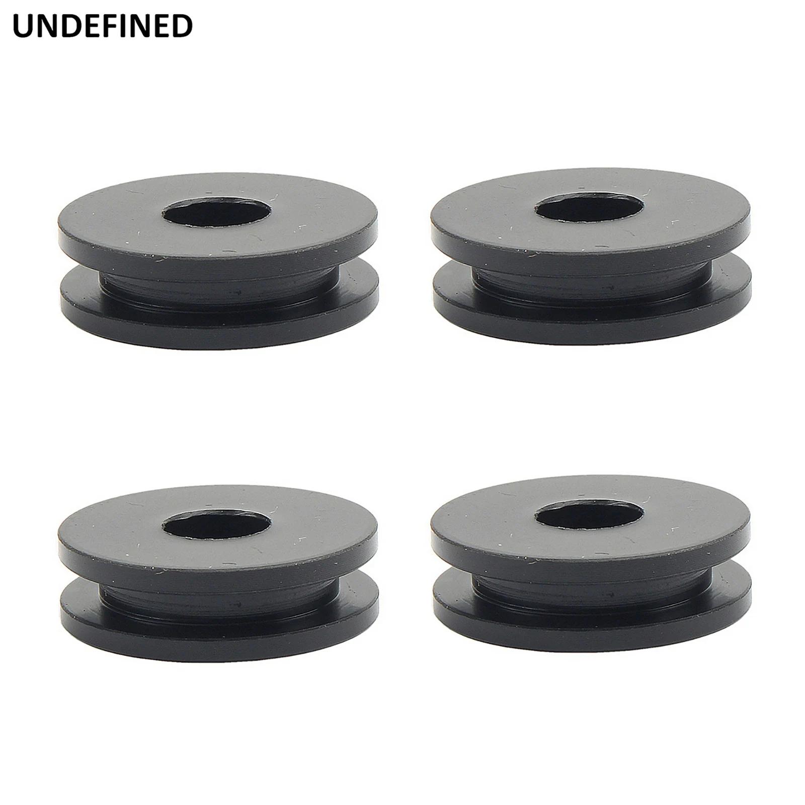 Oeillets de bague de montage de pare-brise, accessoires de moto en plastique POM noir pour Harley He