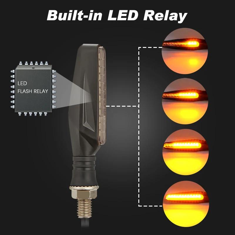E11 Mark moto LED clignotants lumière 335SMD moto clignotant lumière construit relais moto clignotan