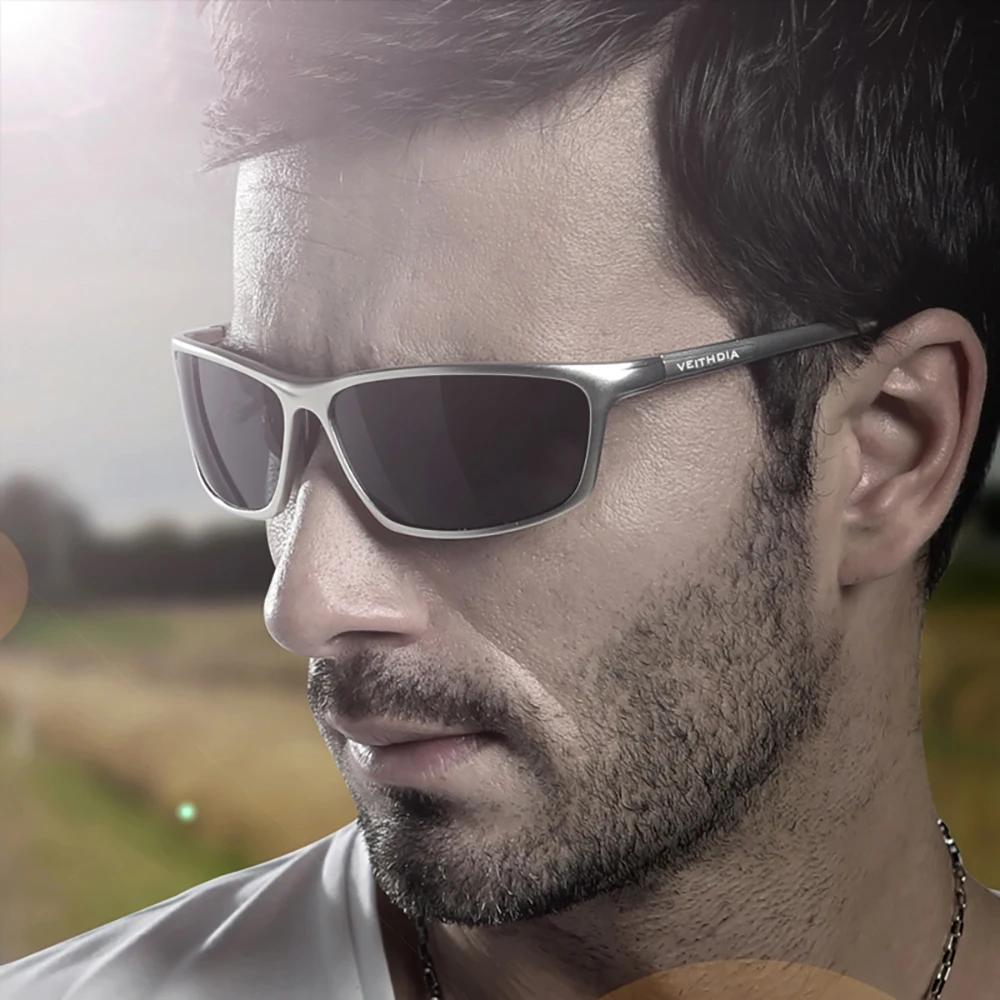 VEITHDIA lunettes de soleil polarisées Vintage pour hommes femmes UV400 Sport lunettes de conduite e