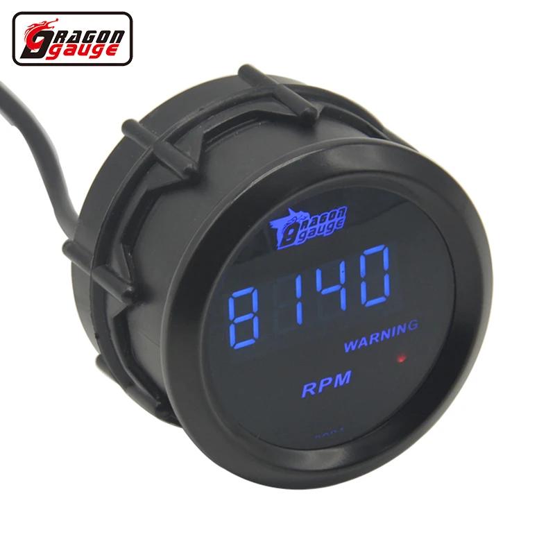 Jauge numérique multifonction Dragon 52 mm pour modification automobile : température de l'eau, temp