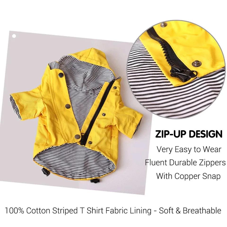 Manteau imperméable pour chien de compagnie, pour petits, moyens et grands chiens, veste coupe-vent,