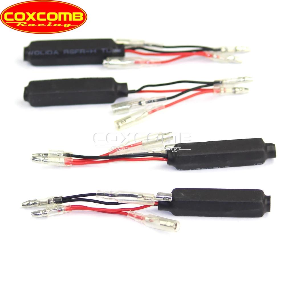 Indicateur de clignotant universel noir pour moto, 2 pièces, 12V, 10w, 10 Ω, indicateur de charge LE