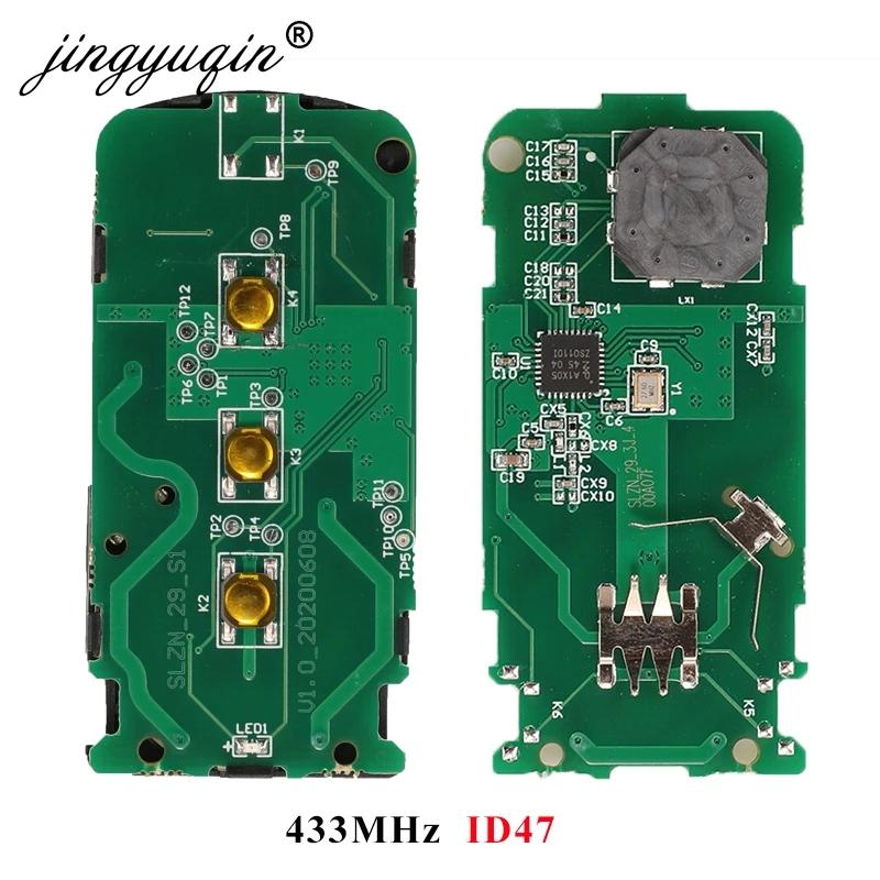 Jingyuqin 3 boutons Smart télécommande clé Fob FSK 433MHz ID46 ID47 puce pour Mitsubishi Lancer Outl