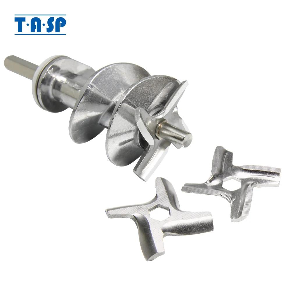 1 jeu d'appareils de cuisine, 1 pièce, 115mm, vis pour hachoir à viande SS- 989843   Et 3 lames pour
