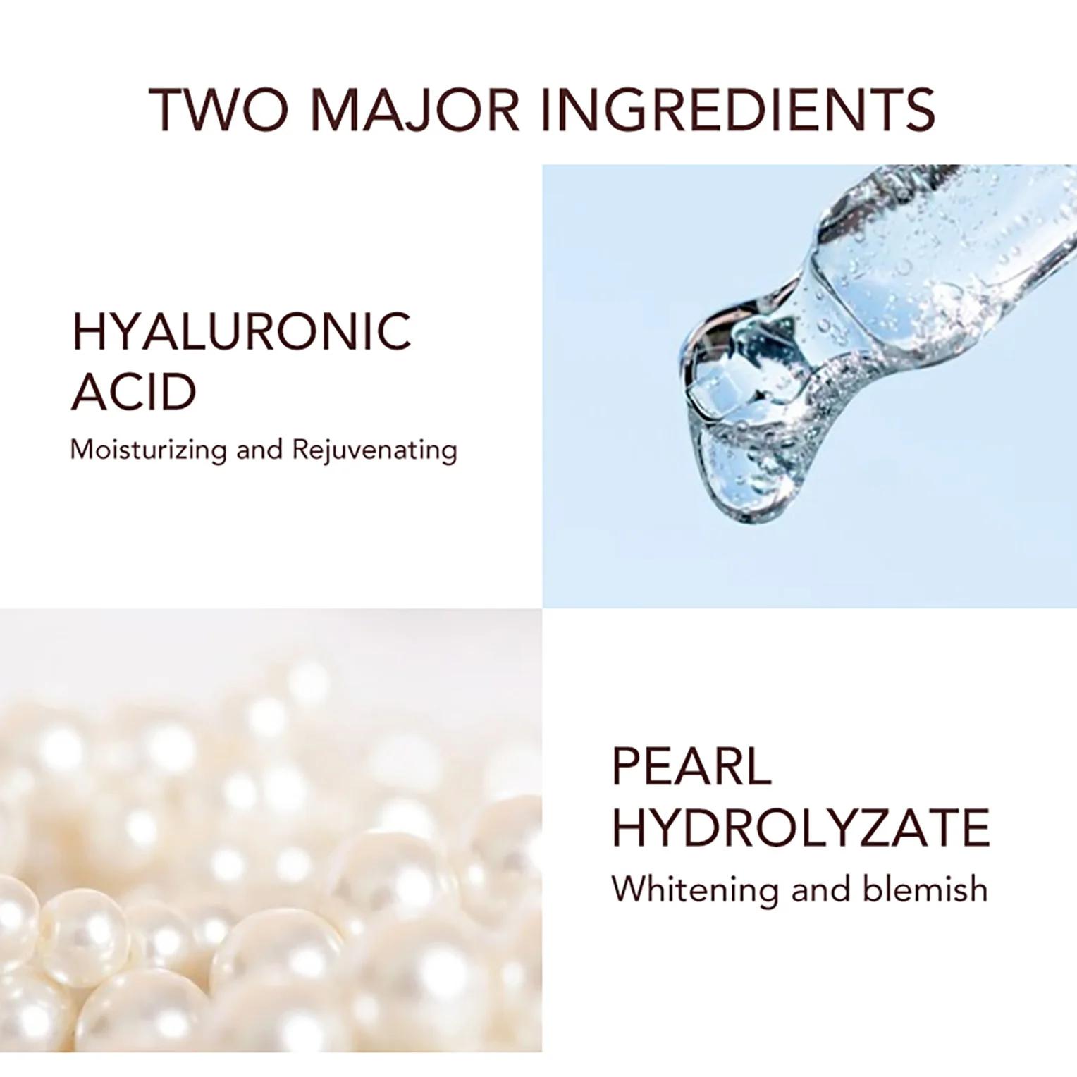 AILKE sérum visage blanchissant, avec acide hyaluronique hautement concentré et vitamine B3, Anti-ri