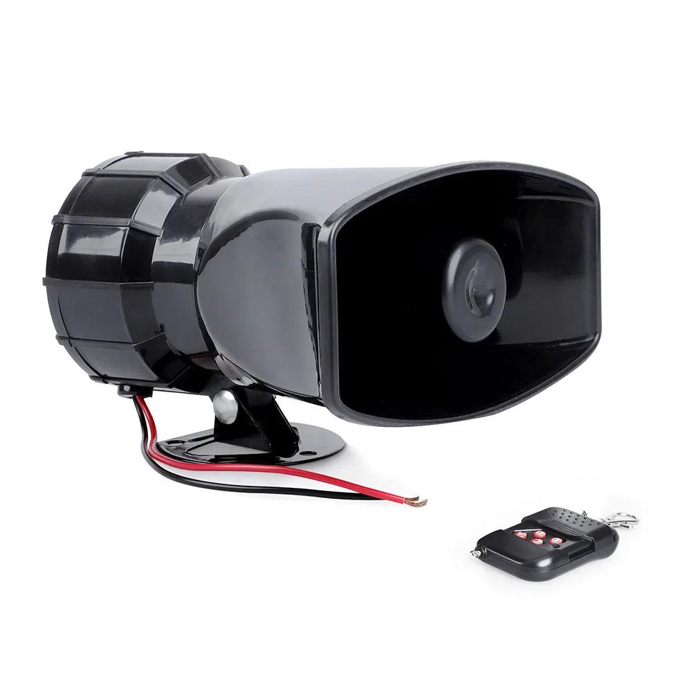 Accessoires de voiture 12V 7 sons haut-parleur 130dB sirène électronique sans fil forte alarme d'ave