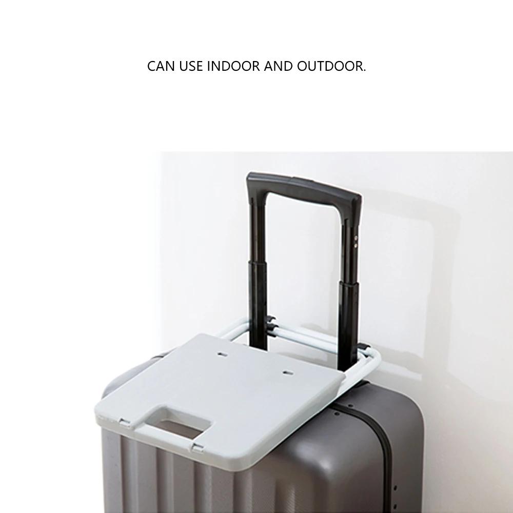 Tabouret de bain en plastique multifonctionnel, cuisine à domicile, intérieur, portable, pliable, co