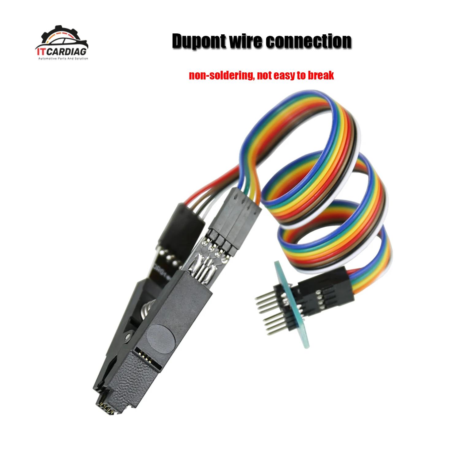Clip de Test SOIC8 SOP8 de haute qualité pour la programmation en circuit EEPROM 93CXX/25CXX/24CXX s