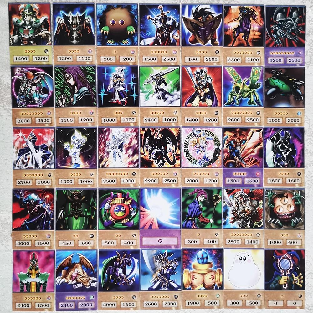 100 pièces Yu-Gi-Oh Anime Style cartes yeux bleus magicien foncé Exodia Obélisque Slifer Ra Yugioh D
