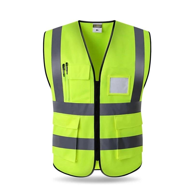 Gilet réfléchissant haute visibilité, vêtements de travail pour moto, cyclisme, Sports de plein air,