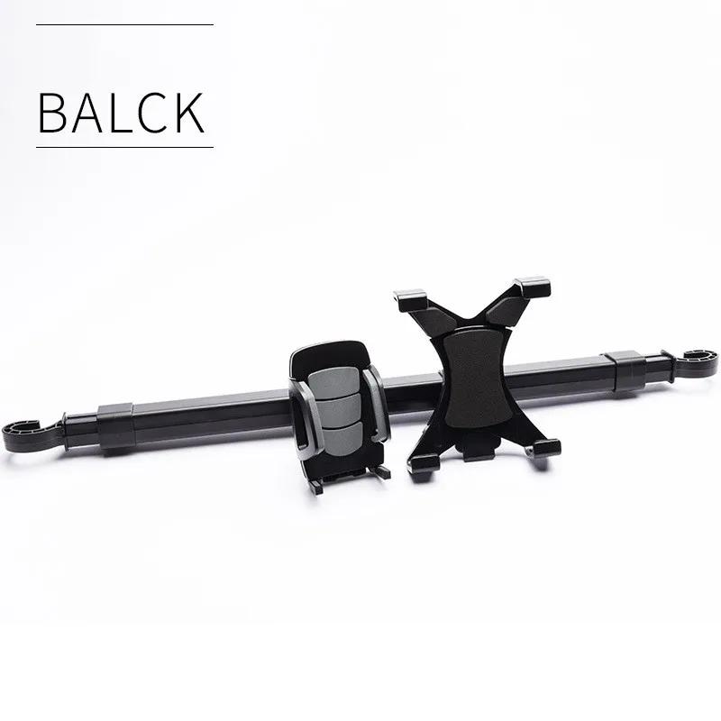 360 °   Support de siège de téléphone de voiture, support d'oreiller arrière, supports rotatifs deux