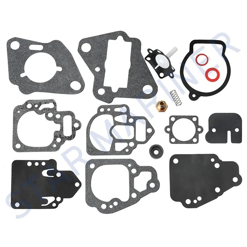 Kit de joint et de diaphragme de carburateur, pour Mercury Many 6 8 9.9 10 15 20 25 HP, moteur hors-