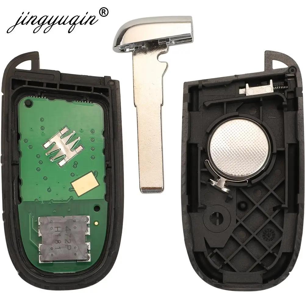 Jingyuqin clé à distance intelligente de rechange 433mhz 4A sans clé pour Jeep Renegade boussole C-C