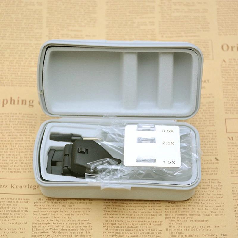Loupes de lunettes 1.5X 2.5X 3.5X avec éclairage loupe de troisième main Lupas avec Clip pour répare