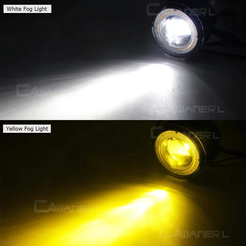 Ensemble de phares antibrouillard LED pour voiture, 2 pièces, feux diurnes DRL 30W H11 12V pour Mits