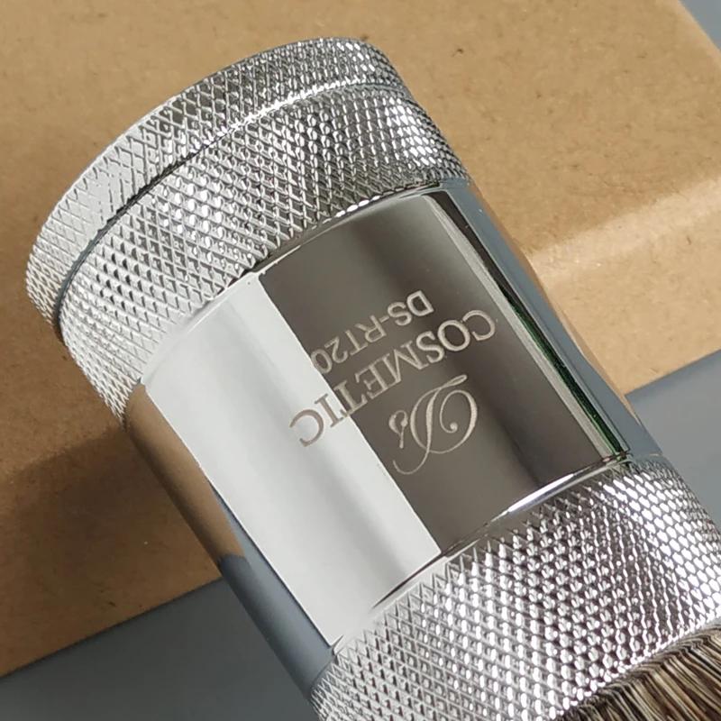 Dscosmetic – brosse de rasage réglable à deux bandes pour poils de blaireau