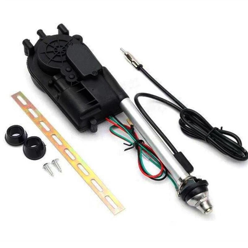 Nouvelle antenne électrique de voiture radio booster de voiture kit d'antenne d'alimentation signal 