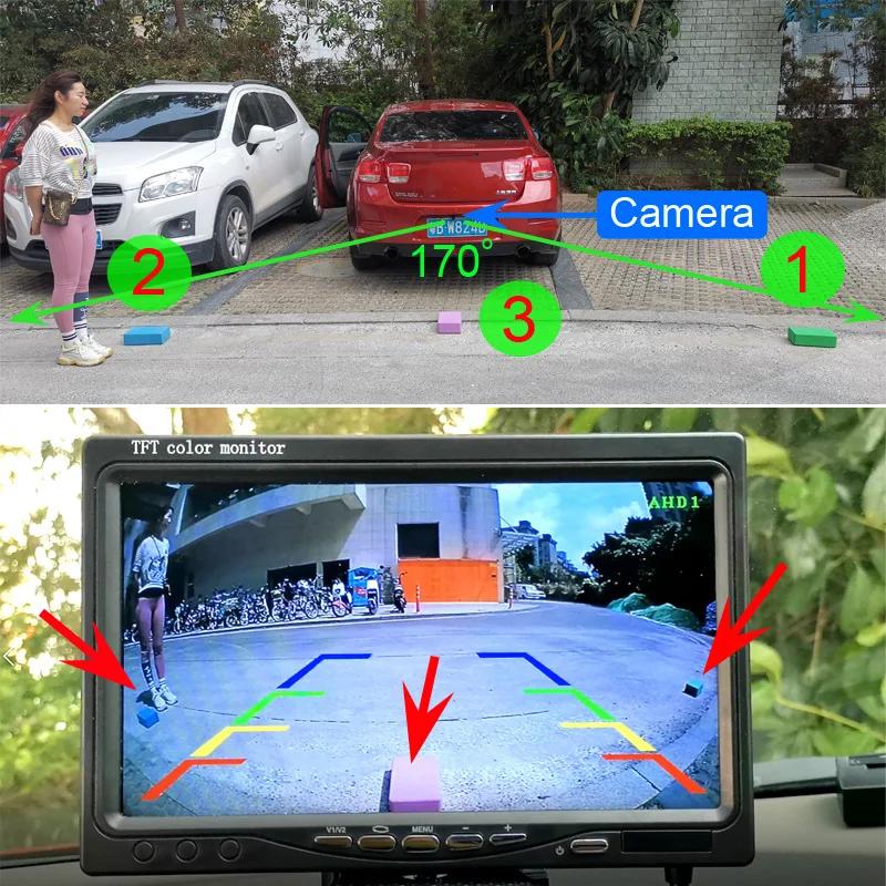 XCGaoon – caméra de stationnement avant et arrière Fisheye, 170 degrés AHD / CVBS 720P 1080P, Vision