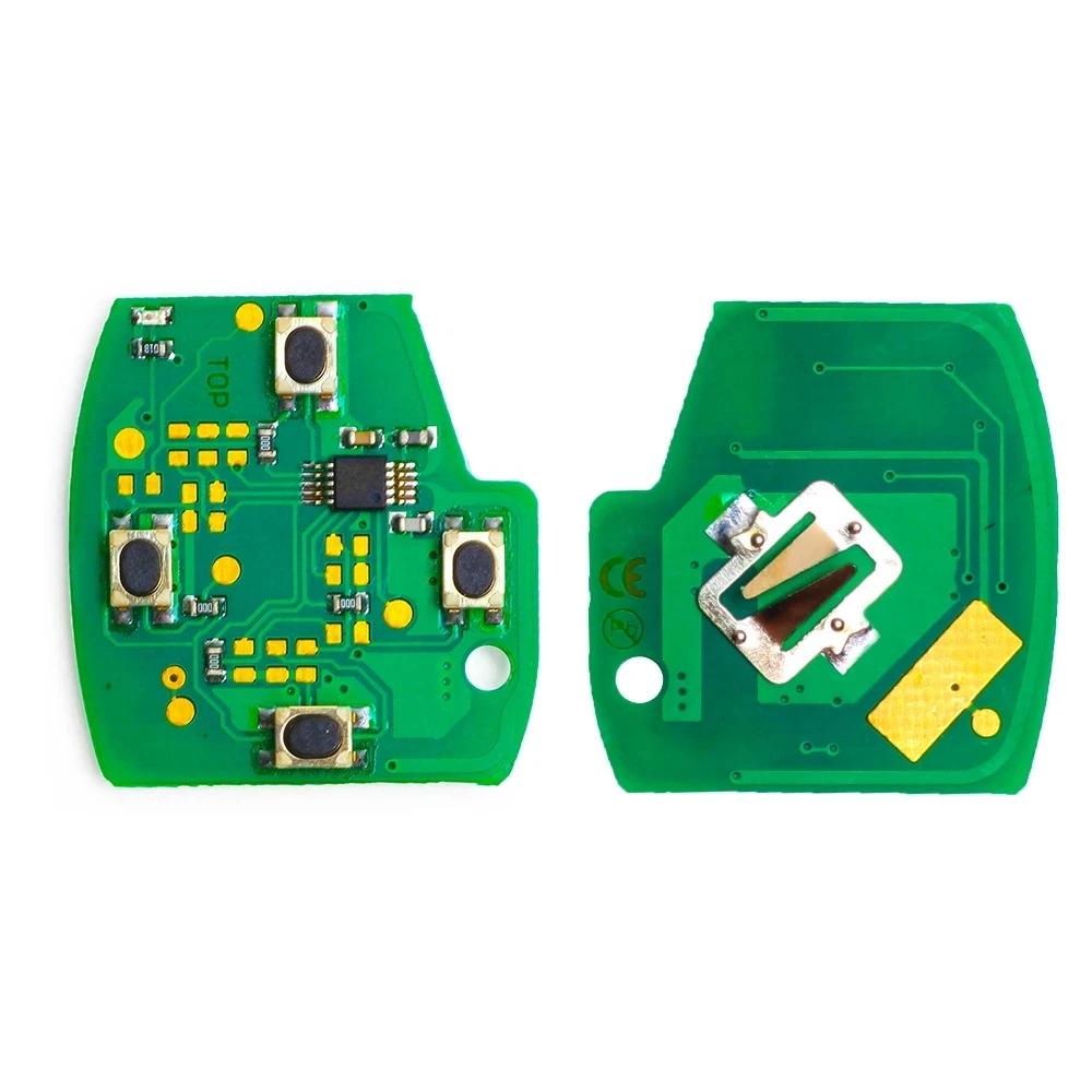 KEYECU 2/3 boutons 433MHz ID48 ID46 8E puce pour Honda Accord 2003 2004 2005 CR-V 2005 2006 Civic té