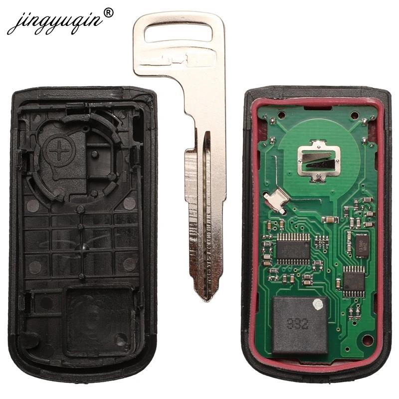 Jingyuqin 3 boutons Smart télécommande clé Fob FSK 433MHz ID46 ID47 puce pour Mitsubishi Lancer Outl