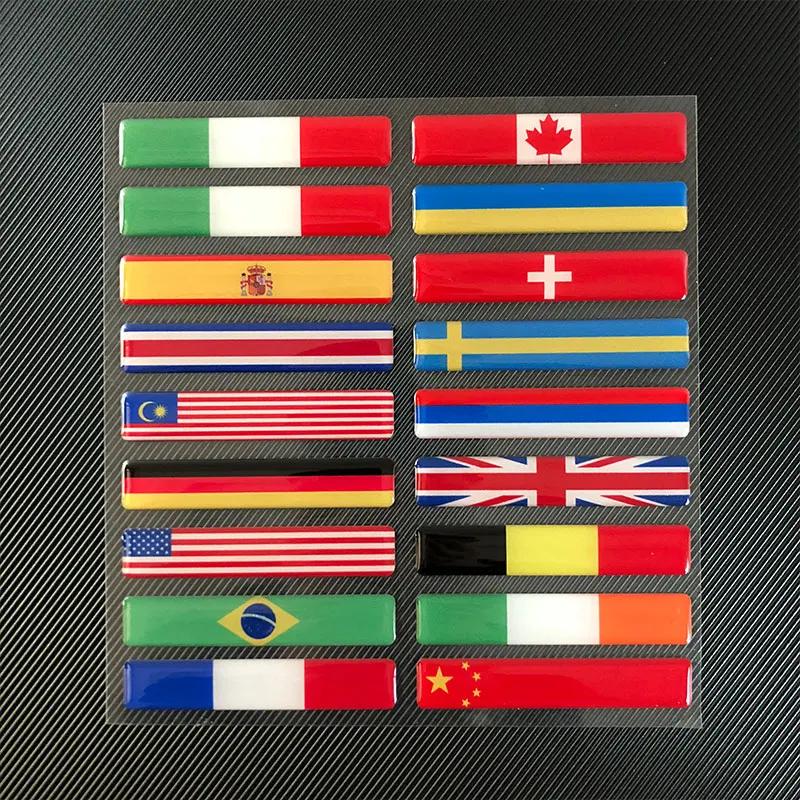 Autocollant drapeau National réfléchissant 3D, accessoires de moto, autocollant de voiture, britanni