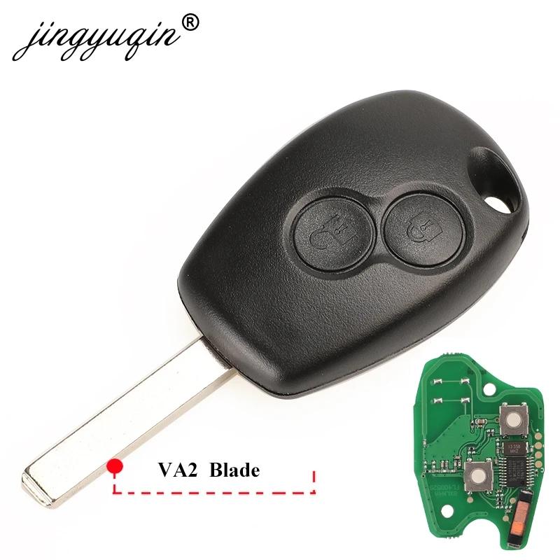 Jingyuqin 2BTN clé à distance pour Renault Duster Modus Clio 3 Twingo DACIA Logan Sandero Kangoo 433