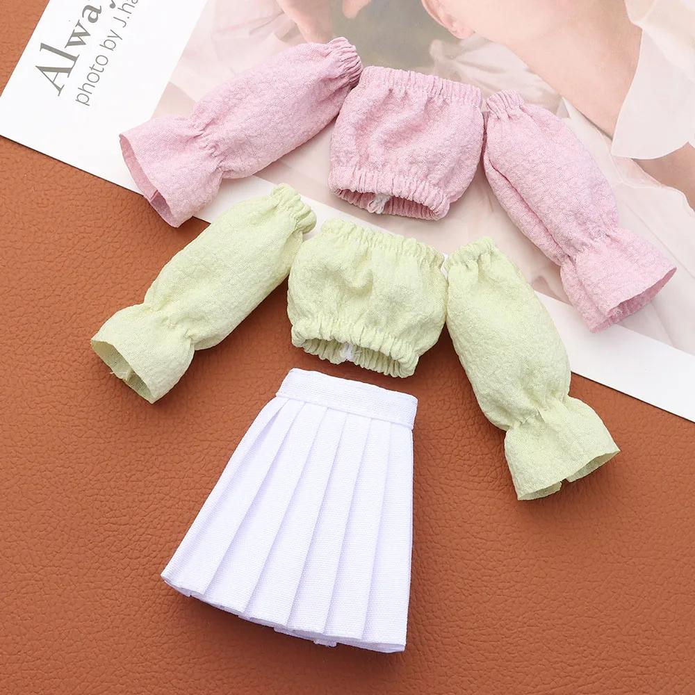 T-shirt à Volants Déformable et Décontracté pour Enfant, Jupe Courte, Vêtement Mignon, Accessoires à