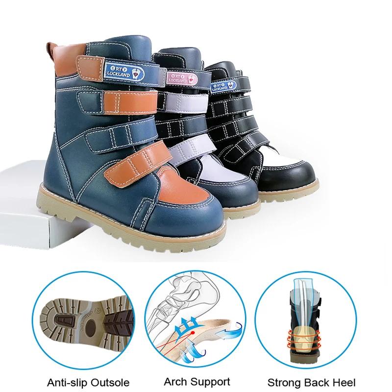 Ortoluckland enfants chaussures filles bottes orthopédiques enfants garçons haut luxe Clubfoot Tipsi