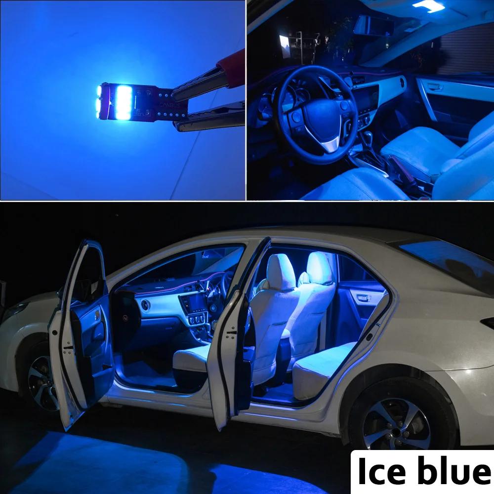 MDNG 8 pièces Kit d'éclairage intérieur LED Canbus pour Mazda 3 2004 2005 2006 2007 2008 2009 lampe 