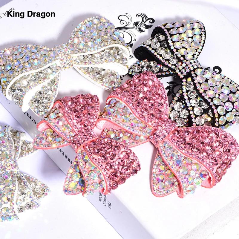 Nouveauté nœud papillon perlé broderie Patch patchs de bande dessinée pour chapeaux sac Badges Appli