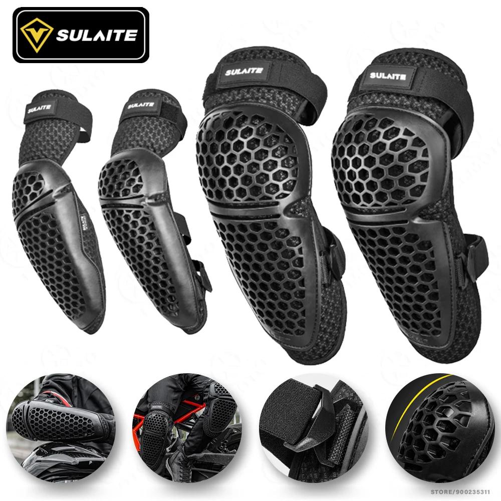 Genouillères de moto genouillère de motocross maille protection de coude de moto genouillères de spo
