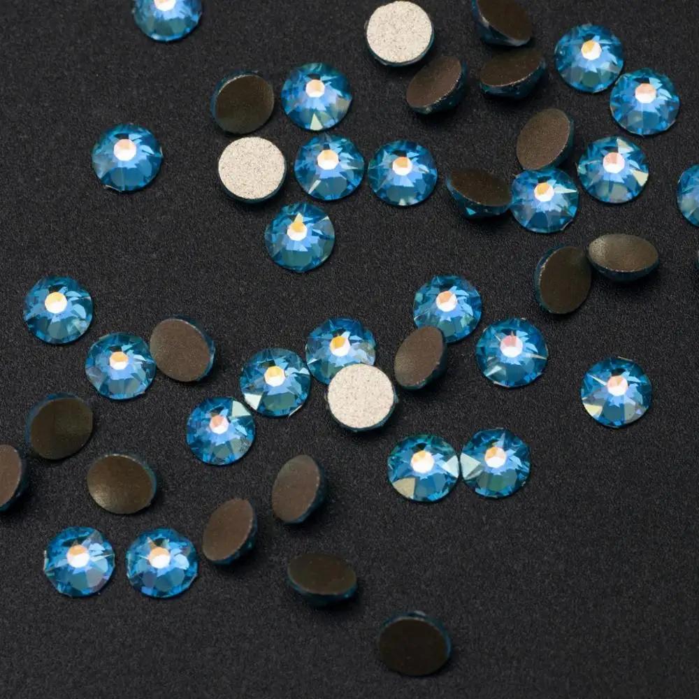 YANRUO 2088NOHF Shimmer AB Flatback verre Strass colle sur coudre des vêtements diamant couture Blin