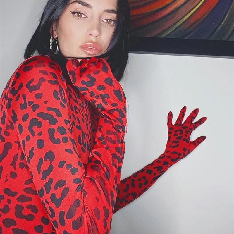 OMSJ – barboteuse à col roulé pour femmes, Hipster tendance, manches longues, gants de connexion, im