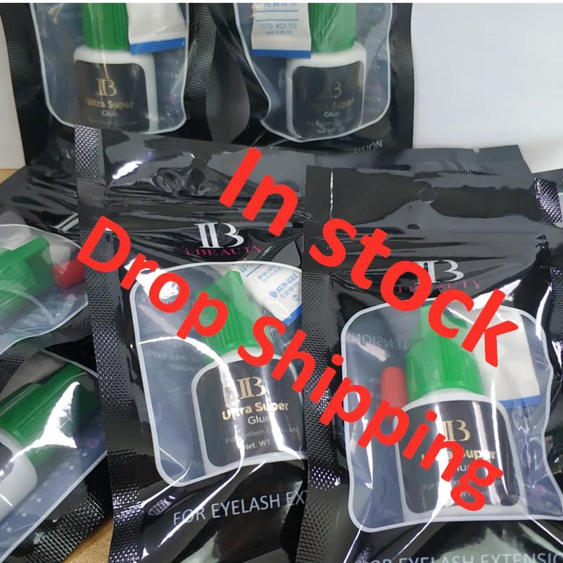 5ml corée IB Ultra super colle pour Extensions de cils rapide noir faux cils adhésif forte colle out