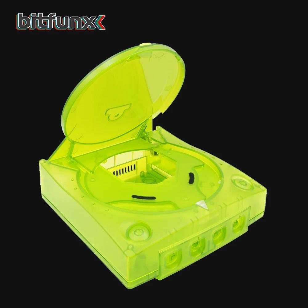 Bitfunx-Coque Translucide de Remplacement en Plastique pour SEGA Dreamcast, Boîtier Transparent pour