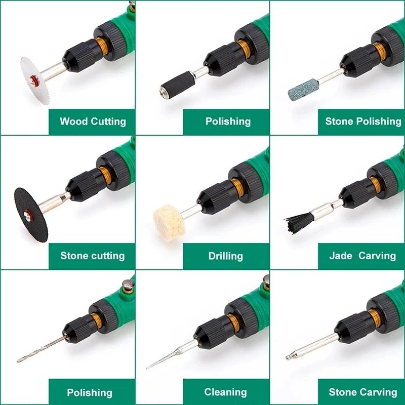 Mini perceuse électrique 100V ~ 240V, outils électriques, broyeur multifonctionnel, stylo de gravure