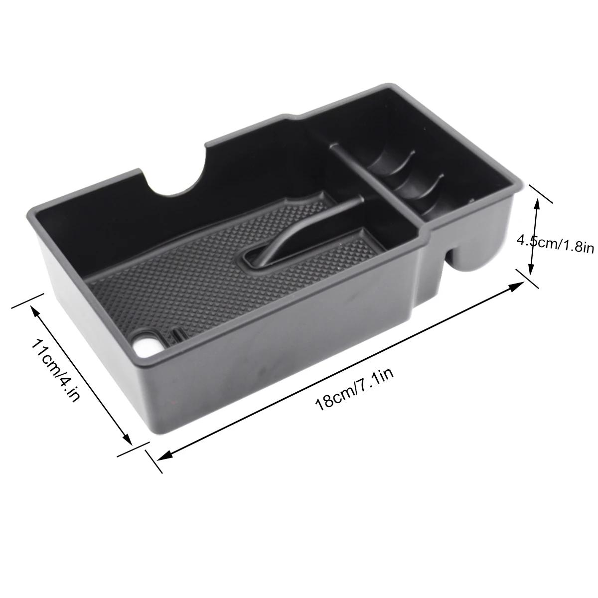 Pour Fiat 500X accoudoir boîte de rangement Console centrale organisateur conteneur plateau gant cas