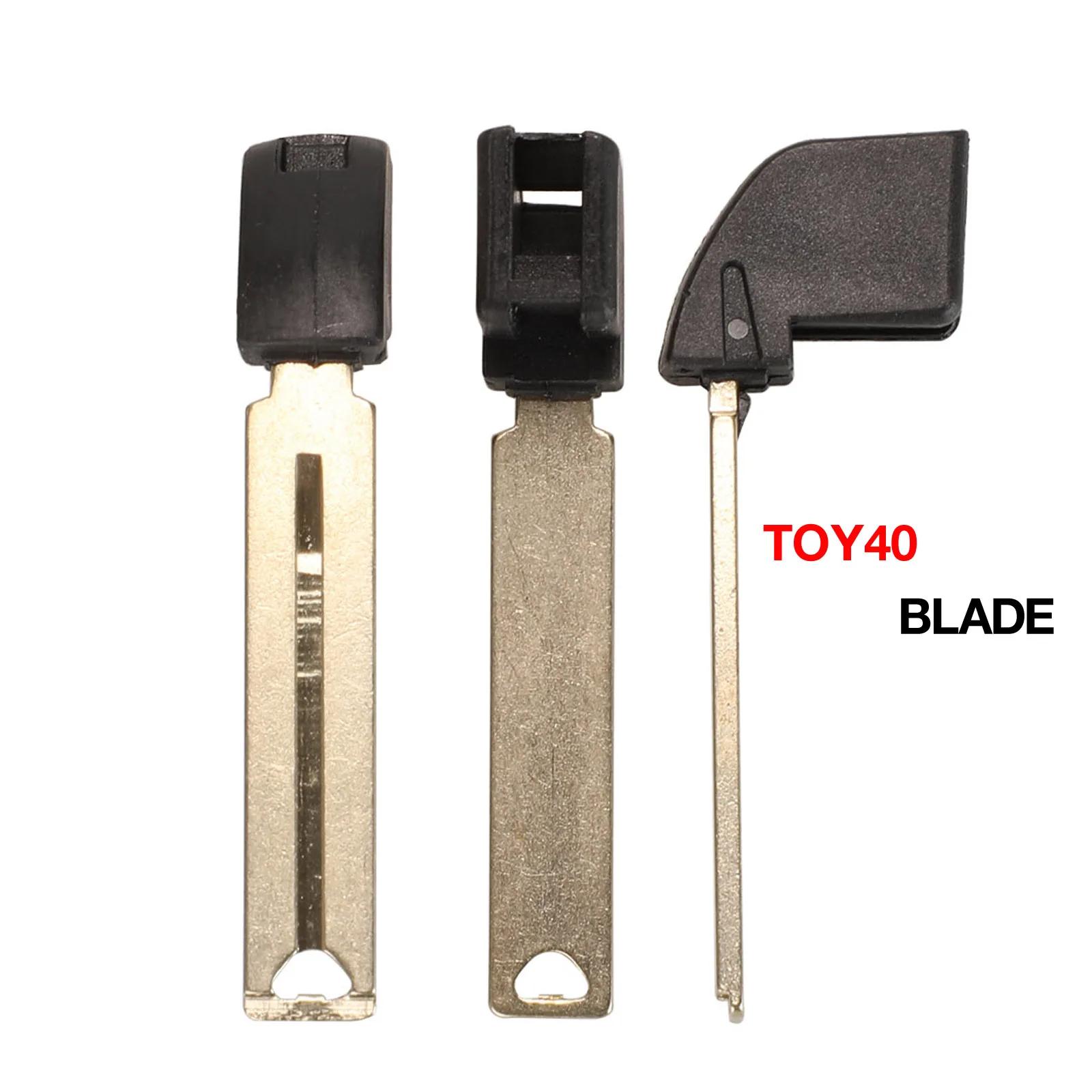 Jingyuqin – clé télécommande intelligente, Insert vierge pour Toyota Highlander Land Cruiser RAV4, c