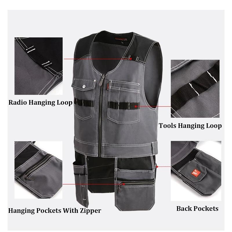 Bauskydd haute qualité hommes mâle femme vêtements de travail en plein air hommes gilets de travail 