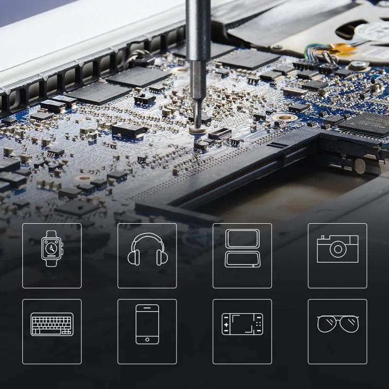 Jeu de tournevis Kit de tournevis magnétiques embouts précision électrique Xiaomi ordinateur Tri Win