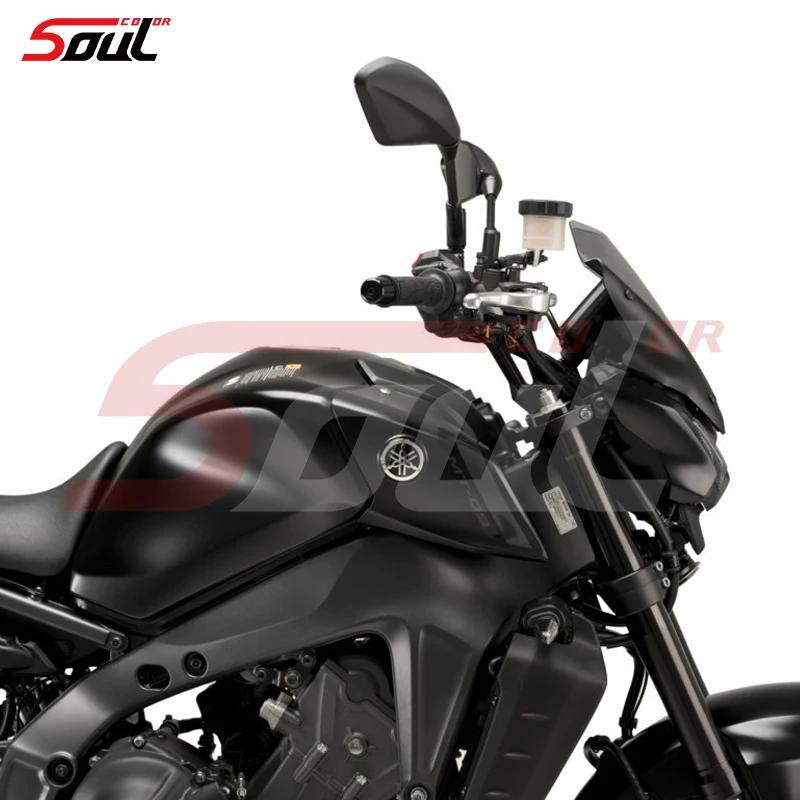 Visière de pare-brise de Sport pour moto, noire, compatible avec YAMAHA MT-09 2021 2022 2023 MT09 SP