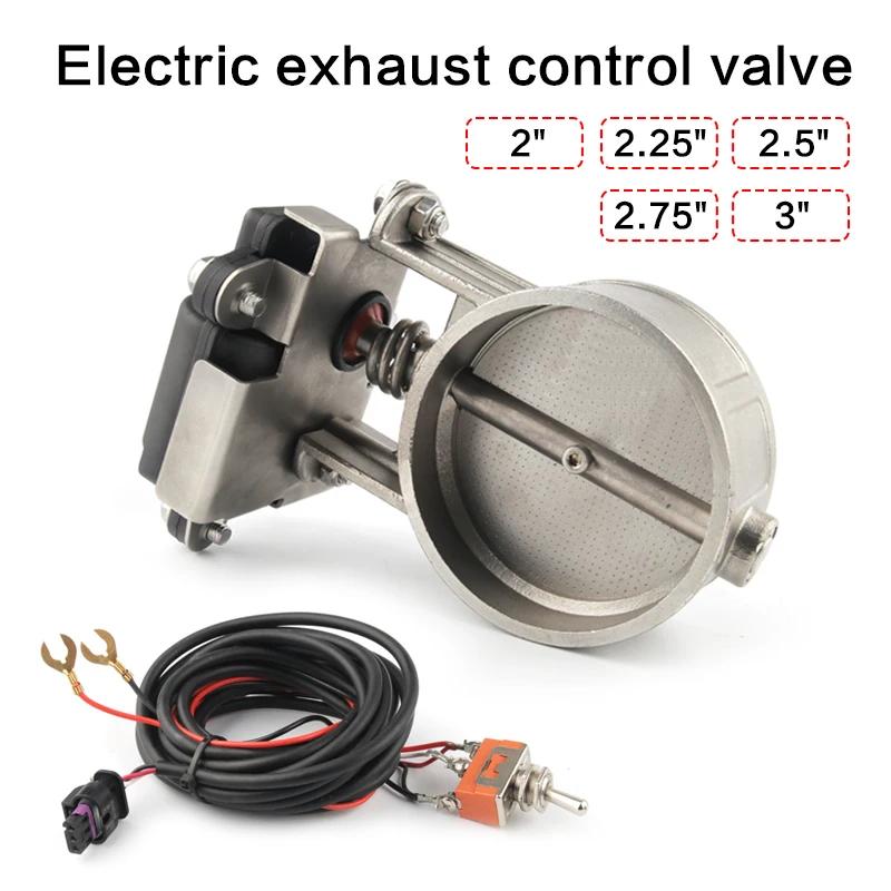 Vanne de contrôle d'échappement électrique 2 "/2.25"/2.5 "/2.75"/3 ", basse pression pour tuyau de d