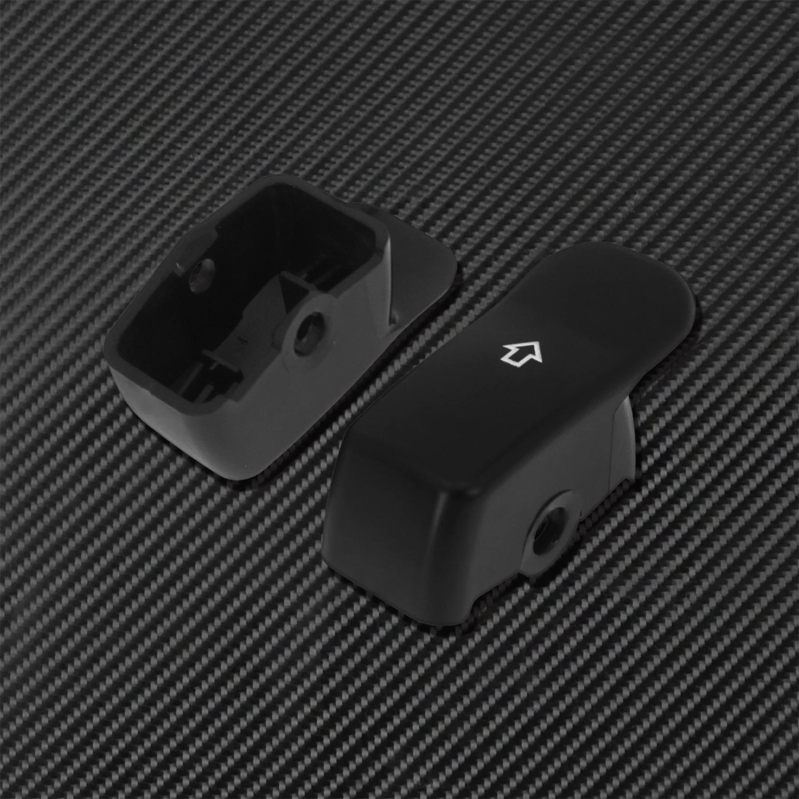 Capuchon d'extension de clignotant de moto, couvercle étendu de bouton de commutation noir pour Harl