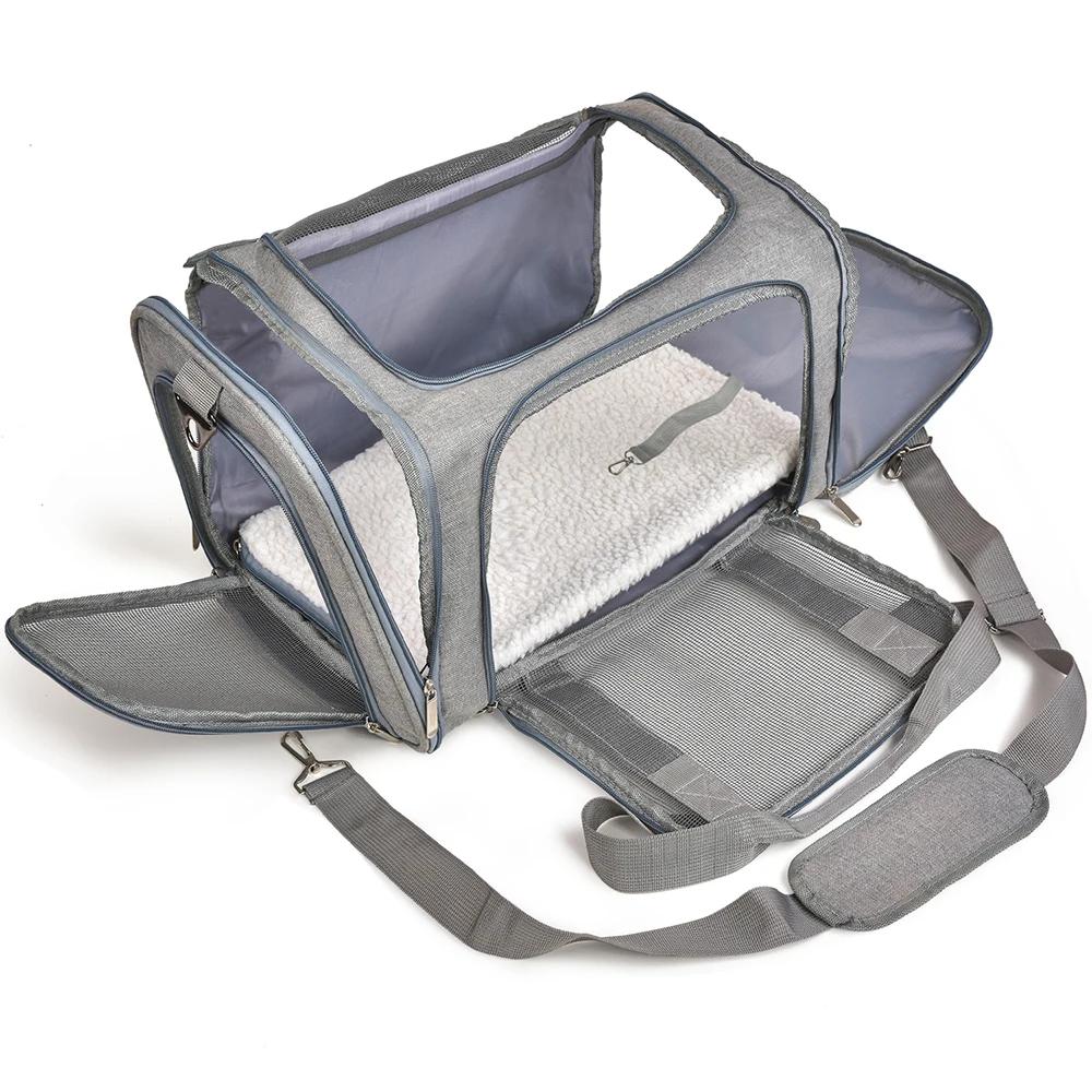 Sac de Transport pour chiens, sac à dos latéral souple, porte-animaux de compagnie, sacs de voyage p