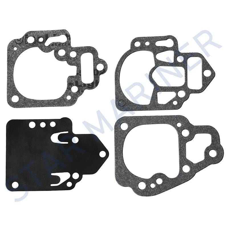 Kit de joint et de diaphragme de carburateur, pour Mercury Many 6 8 9.9 10 15 20 25 HP, moteur hors-