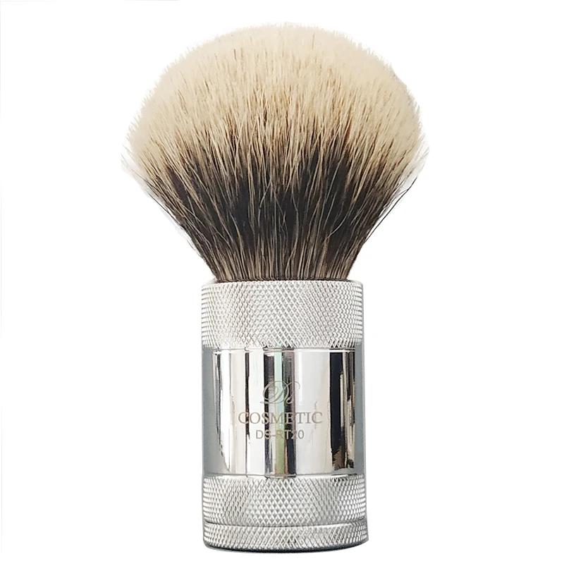 Dscosmetic – brosse de rasage réglable à deux bandes pour poils de blaireau